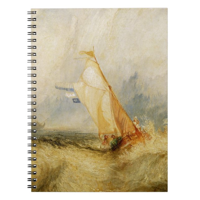 Joseph Mallord William Turner | Van Tromp Going Ab Notebook (Front)