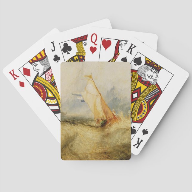 Joseph Mallord William Turner | Van Tromp Going Ab Playing Cards (Back)