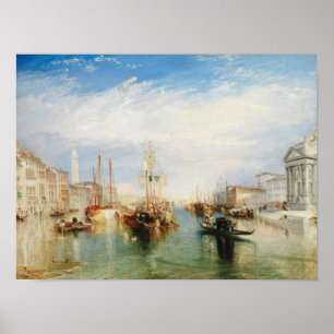 Joseph Mallord William Turner   Venice, from the P Poster
