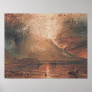 Joseph Mallord William Turner - Vesuvius Poster