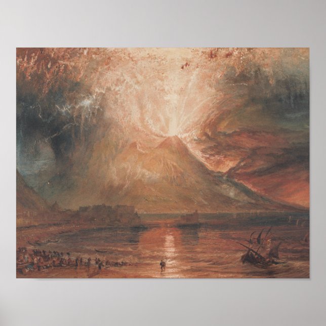 Joseph Mallord William Turner - Vesuvius Poster (Front)