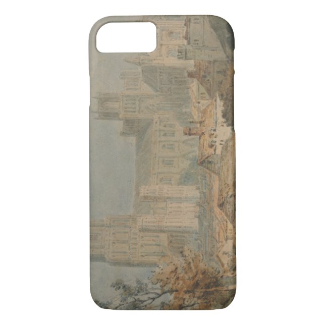 Joseph Mallord William Turner - View of Ely Case-Mate iPhone Case (Back)