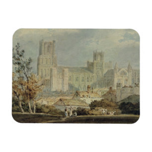 Joseph Mallord William Turner View of Ely Cathed Magnet