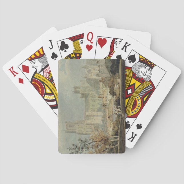 Joseph Mallord William Turner | View of Ely Cathed Playing Cards (Back)