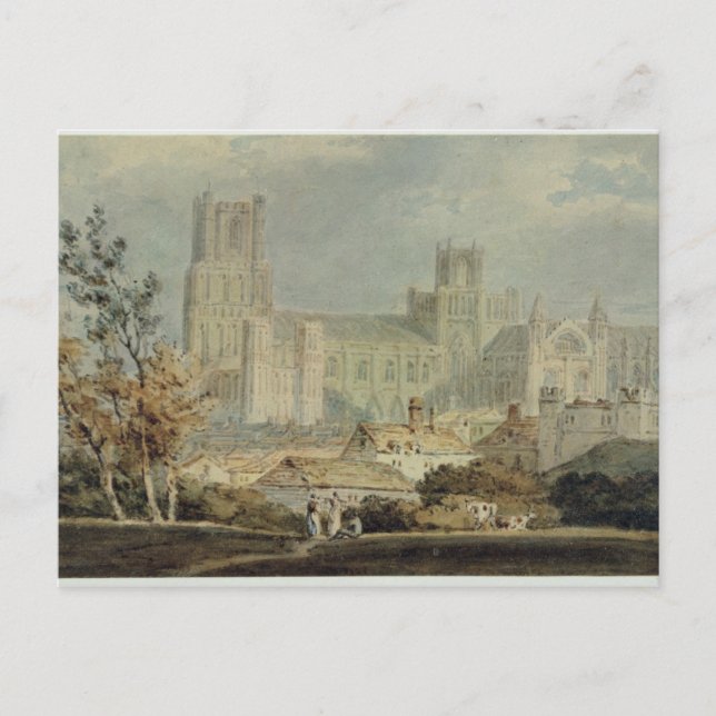 Joseph Mallord William Turner | View of Ely Cathed Postcard (Front)