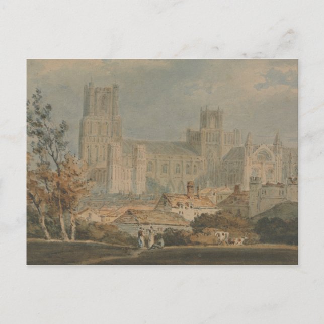 Joseph Mallord William Turner - View of Ely Postcard (Front)