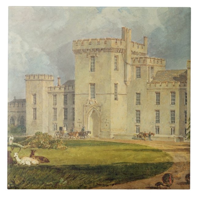 Joseph Mallord William Turner | View of Hampton Co Tile (Front)