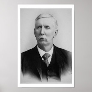 Joseph McCoy (1837-1915) (b/w photo) Poster