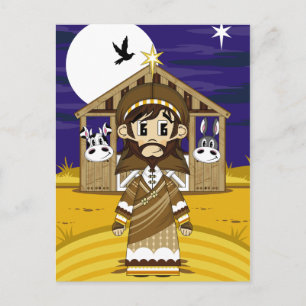 Joseph Nativity Postcard