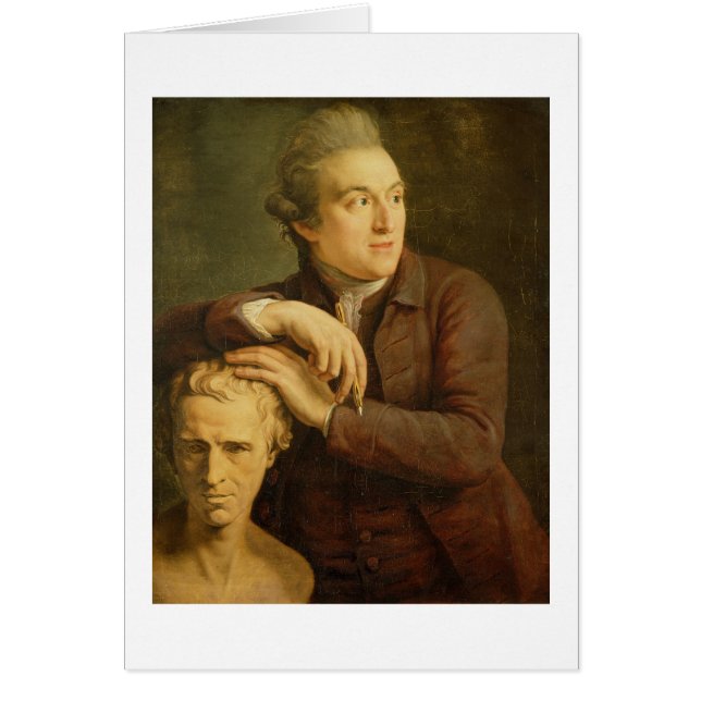 Joseph Nollekens (1737-1823) with his bust of Laur (Front)