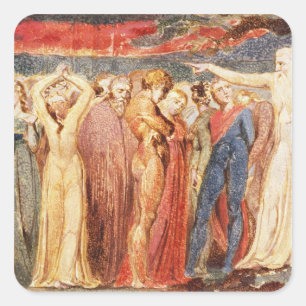 Joseph of Arimathea preaching Square Sticker