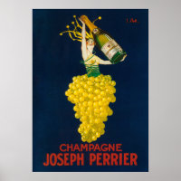 Joseph Perrier Champagne Promotional Poster
