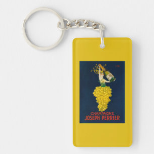 Joseph Perrier Champagne Promotional Poster Key Ring
