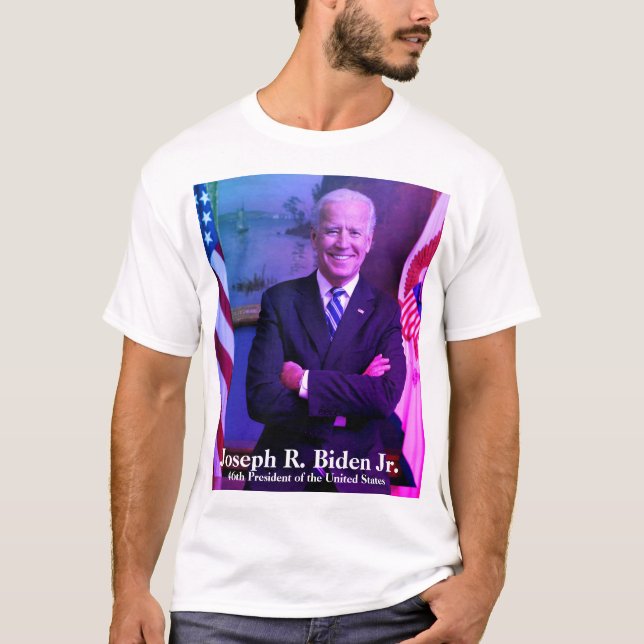Joseph R. Joe Biden Jr. -  46th President of USA T-Shirt (Front)