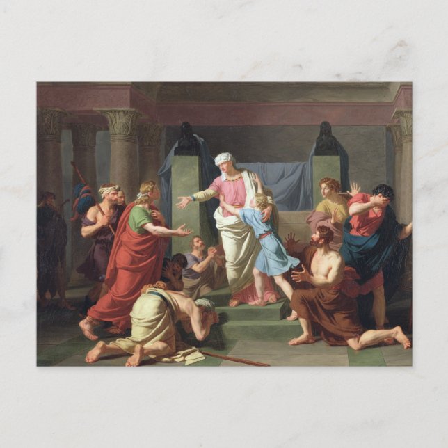 Joseph Recognised by his Brothers, 1789 Postcard (Front)