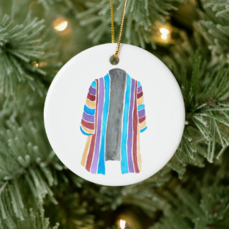 Joseph’s Coat of Many Colours — Jesse Tree Ornamen Ceramic Tree Decoration