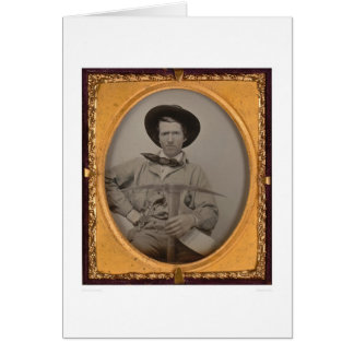Joseph Sharp, with a pick axe, pan and gun (40010)
