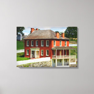 Joseph Sherrick House Antietam Wrapped Canvas