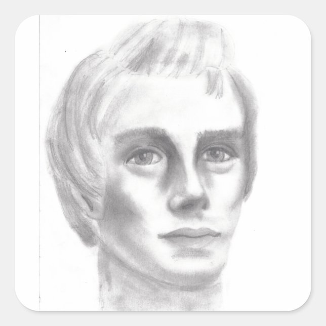 Joseph Smith mormon LDS prophet Square Sticker (Front)