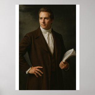 Joseph Smith Photographic Rendition™ #1 LDS Art Poster