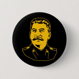 Joseph Stalin Portrait 6 Cm Round Badge