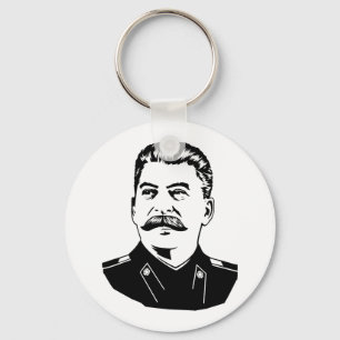 Joseph Stalin Portrait Key Ring