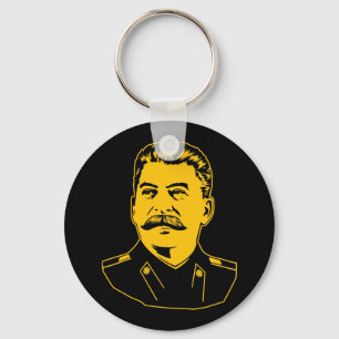 Joseph Stalin Portrait Key Ring