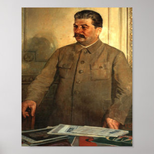 Joseph Stalin Portrait Poster