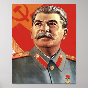 Joseph Stalin Portrait Poster
