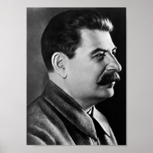 Joseph Stalin Profile Photo Poster