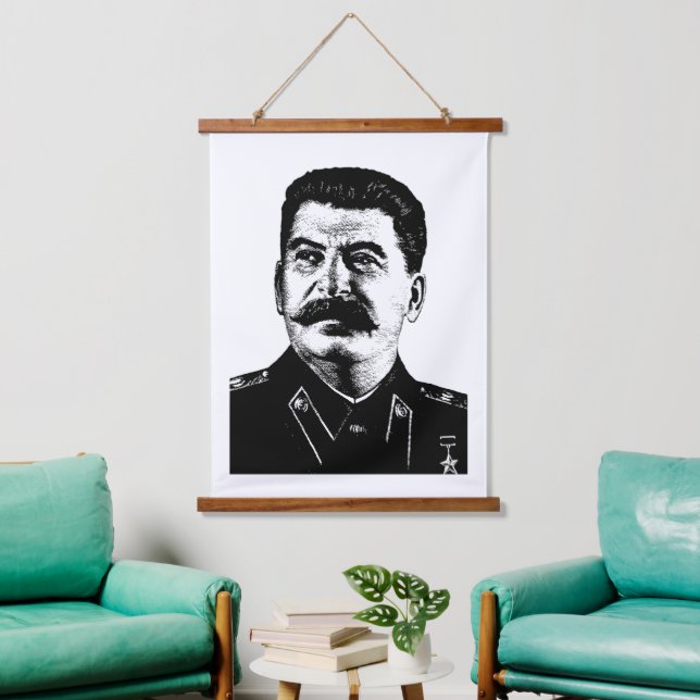 Joseph Stalin, USSR, CCCP, Soviet Union, Communism Hanging Tapestry (Living Room)