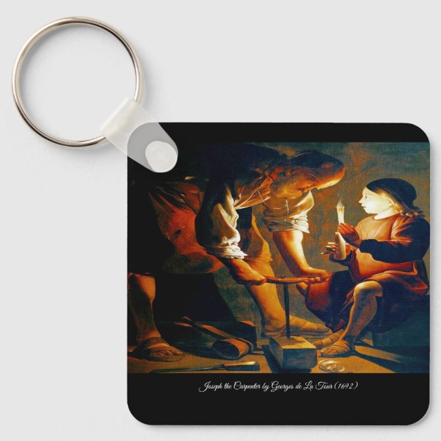 Joseph the Carpenter Key Ring (Front)