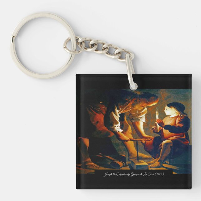 Joseph the Carpenter Key Ring (Front)