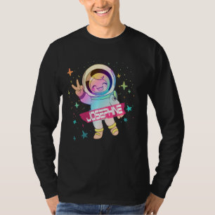 JOSEPHINE - Adorable girl name with cute Astronaut T-Shirt