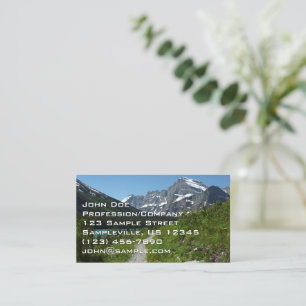 Josephine Lake Trail with Mount Guild at Glacier Business Card