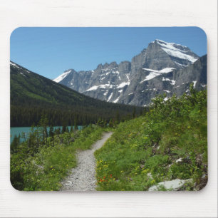 Josephine Lake Trail with Mount Guild at Glacier Mouse Mat