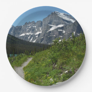 Josephine Lake Trail with Mount Guild at Glacier Paper Plate