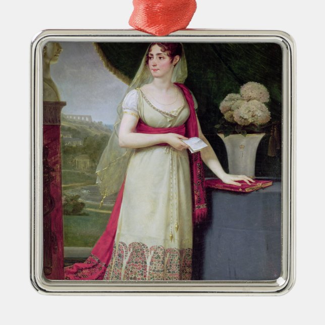 Josephine Tasher de la Pagerie  Empress Metal Tree Decoration (Front)
