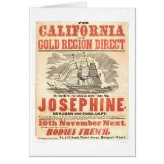 "Josephine" to California Advertisement (1280A)