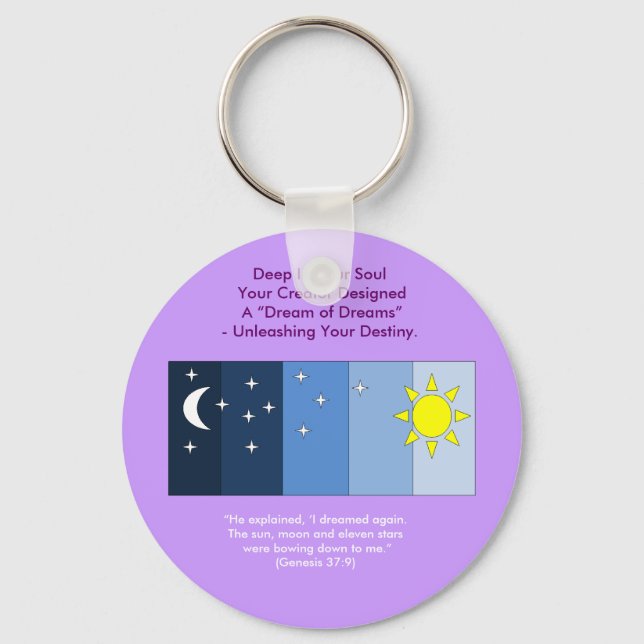 Joseph's Dream Key Ring (Front)