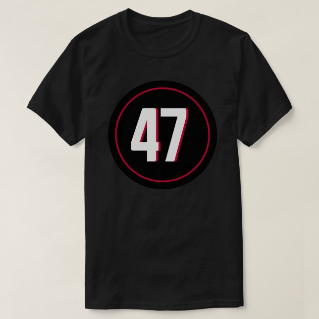 Josh Harris Number 47 Jersey Atlanta Falcons Inspi T-Shirt (Design Front)