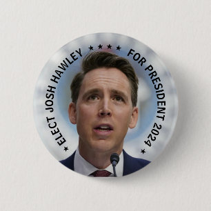 Josh Hawley 2024 6 Cm Round Badge