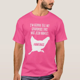 Josh Jan 6 Hawley Chicken Running Away T-Shirt