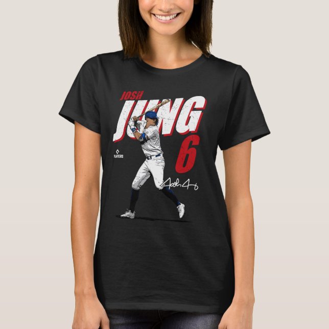 Josh Jung Texas Baseball Players MLBJOJ3001 T-Shirt (Front)