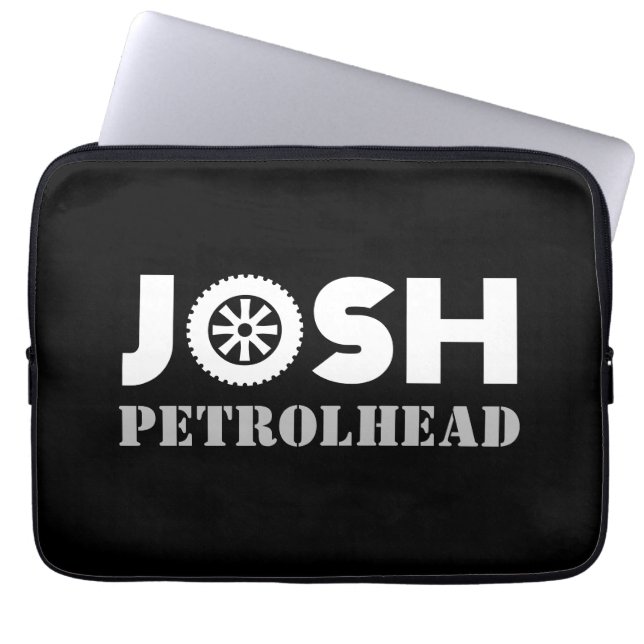 Josh Petrolhead Laptop Sleeve (Front)
