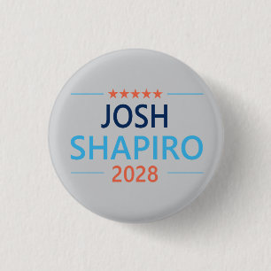 Josh Shapiro 2028 3 Cm Round Badge