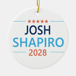 Josh Shapiro 2028 Ceramic Tree Decoration