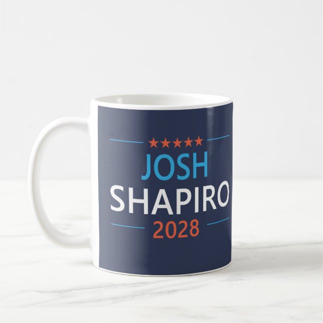 Josh Shapiro 2028 Coffee Mug (Left)