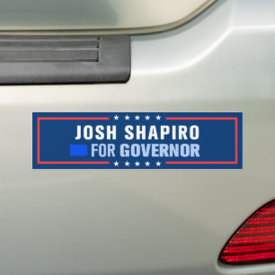 Josh Shapiro for Pennsylvania Governor Bumper Sticker