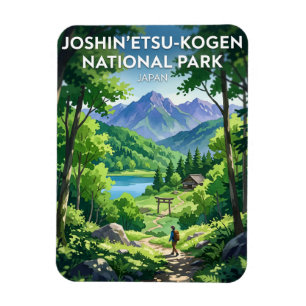 Joshin'etsukogen National Park Japan Magnet
